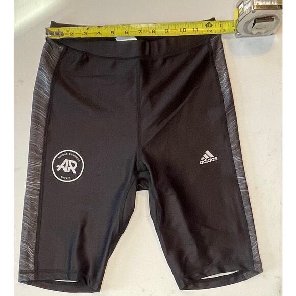 NWT Adidas Climalite AR Berlin Running Compression Shorts Men’s M Sample Black - Picture 3 of 10